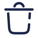 Trash Bin Minimalistic 2 SVG Icon